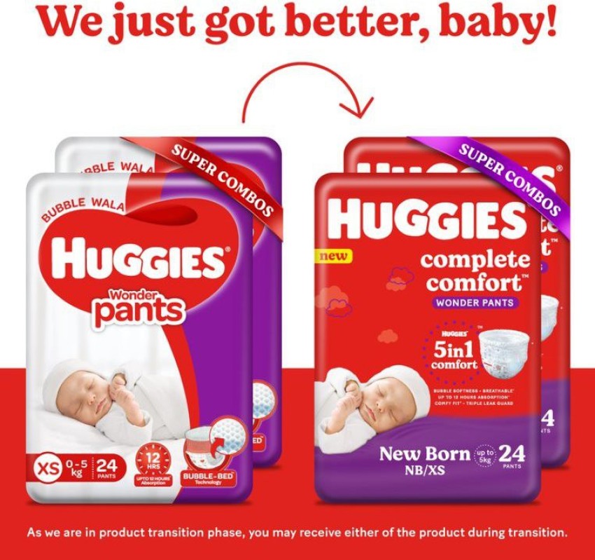 Huggies Wonder Baby Diaper Pants XS 24 Count Price Uses Side Effects  Composition  Apollo Pharmacy