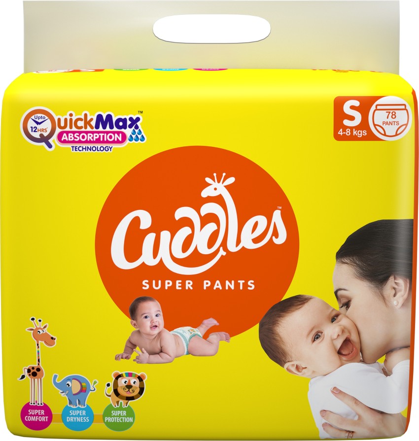 Buy Cuddles Diaper Pants - S, 4-8 kg, Super Comfort, 12 Hrs Quick Max  Absorption Technology Online at Best Price of Rs null - bigbasket