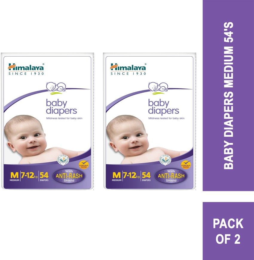 Buy Himalaya Baby Diapers M 54 count 5  11 kg Online at Best Prices in  India  JioMart