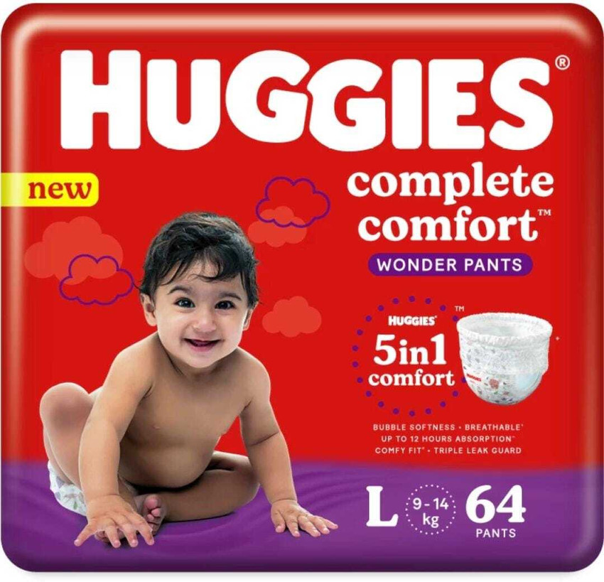 Flipkart huggies wonder pants large 2025