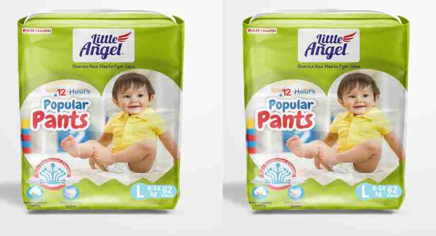 Little Angel Popular Pants- Large (62 pieces) - ( Pack of 2 ) - L