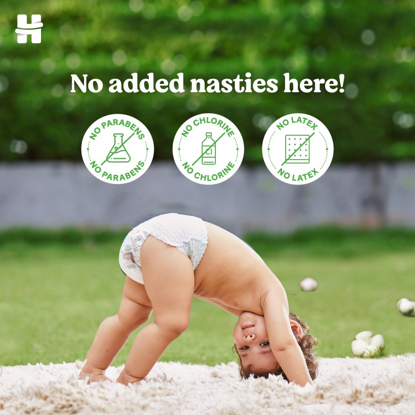 Huggies Nature Care Premium Baby Diaper Pants Made with 100