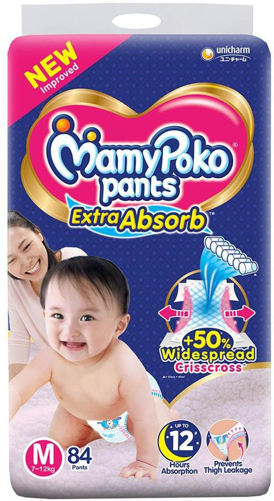 MamyPoko Extra Absorb Pants M 84 count 7 12 kg M Buy 84