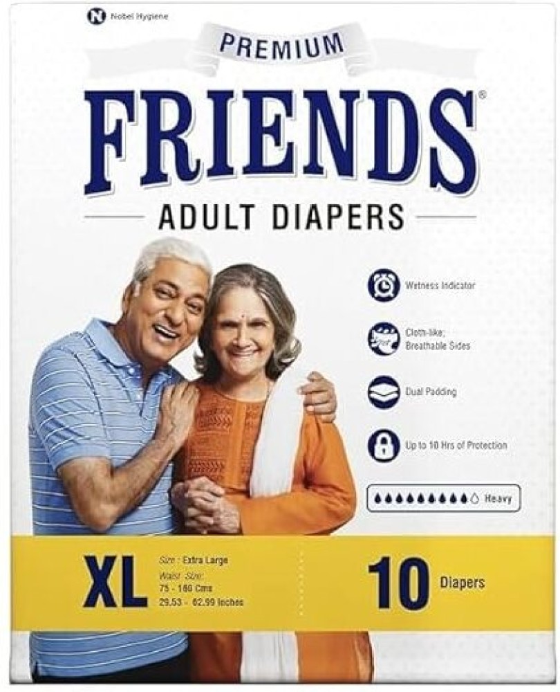 Buy Friends Overnight Adult Diapers Pants Style - 60 Count (L-XL