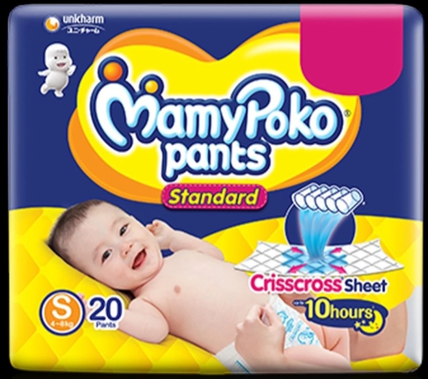Mamy Poko Pants Standard Pant Style Diaper Fits baby with 1217 kg weight  XL 24 Diapers