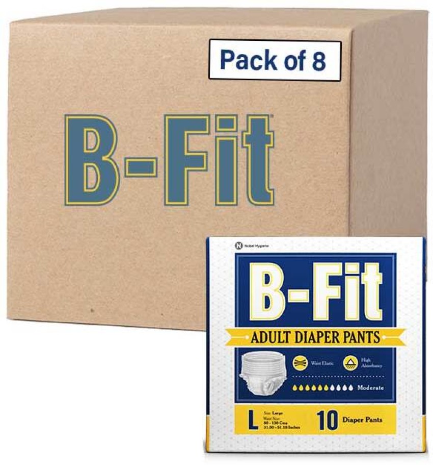 B-Fit Diapers Adult Diaper Pull Up Pants Medium, 24-36 Inches, 10 Pieces |  Wholesale | Tradeling