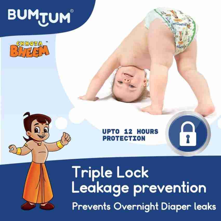 Bumtum Baby Pull-Up Diaper Pants Combo Pack - M(216 Pieces) Rs.1348 @  Flipkart