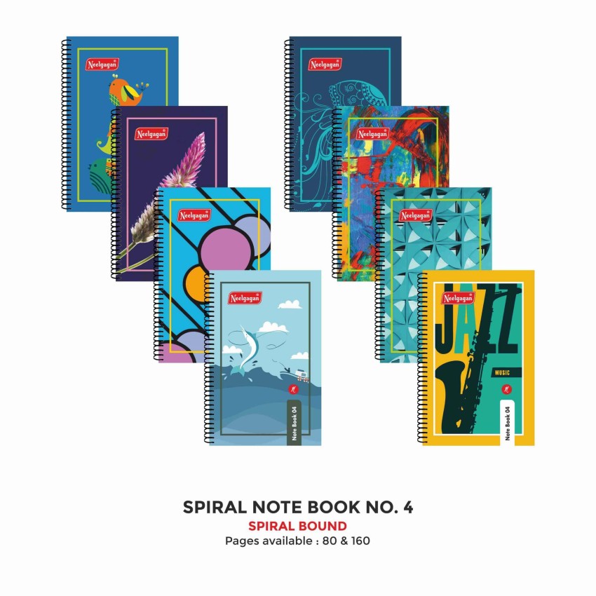 Student Notebook A4 - Spiral Bound (21cm X 29.7cm) – Neelgagan
