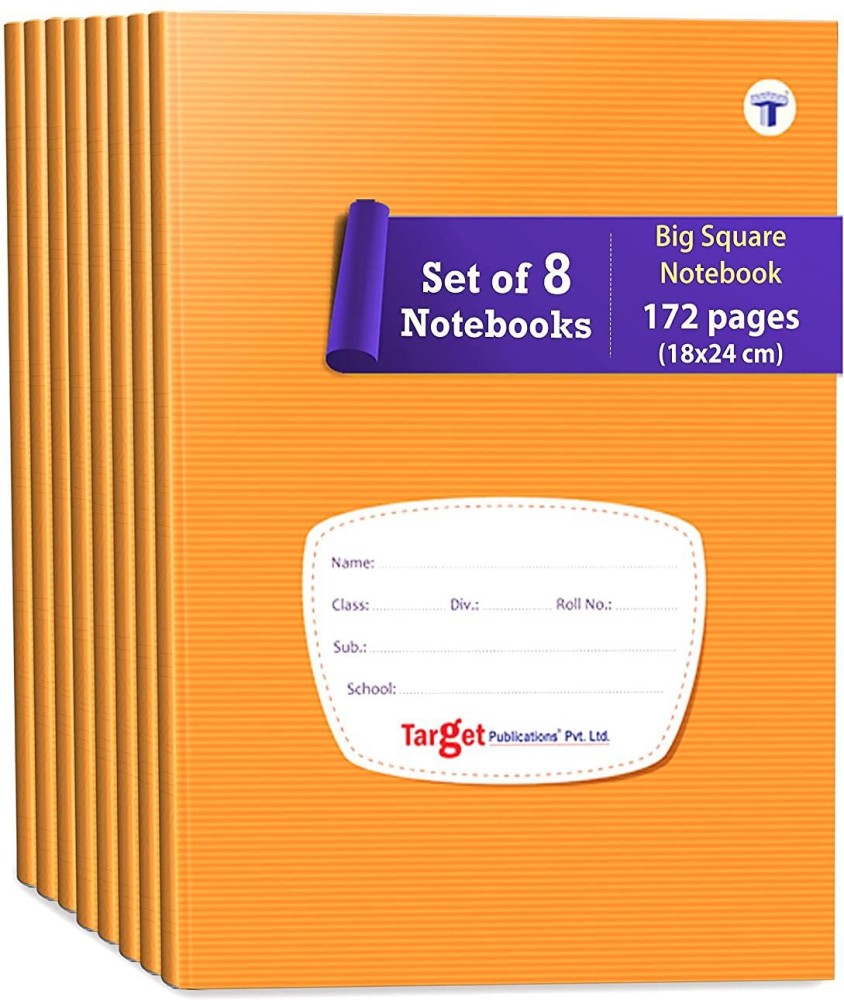 500 Page 1cm Square Notebook (Paperback)