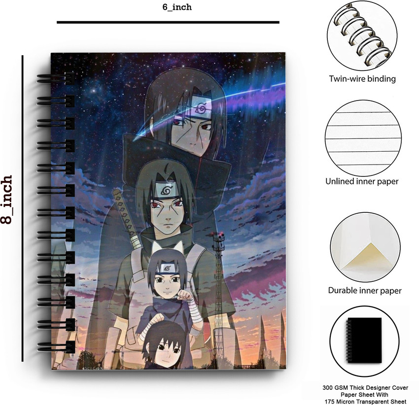 THEME VINTAGE Naruto Anime Injured Gaara Designer Notebook A5 Note Book  Unruled 160 Pages Price in India - Buy THEME VINTAGE Naruto Anime Injured  Gaara Designer Notebook A5 Note Book Unruled 160