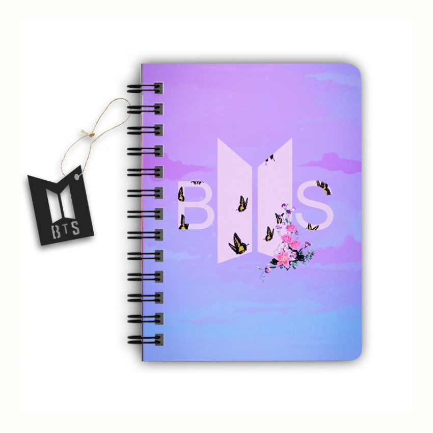 Super Cute BTS Member Sketch Book, Unrulled Diary