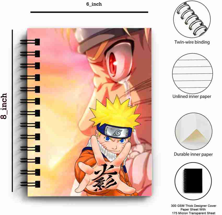 THEME VINTAGE Naruto Anime Injured Gaara Designer Notebook A5 Note Book  Unruled 160 Pages Price in India - Buy THEME VINTAGE Naruto Anime Injured  Gaara Designer Notebook A5 Note Book Unruled 160