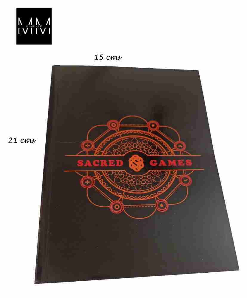 minnie mart Sacred Games Soft Cover Diary with FREE Rifle/Gun Pen having  light A5 Diary Single Ruled 96 Pages Price in India - Buy minnie mart  Sacred Games Soft Cover Diary with