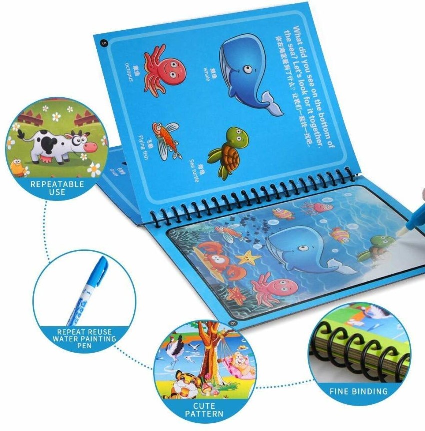 BNOG Magic Copy Book For Kids Refill Magic Book For Kids Magic Book Pen  Refill