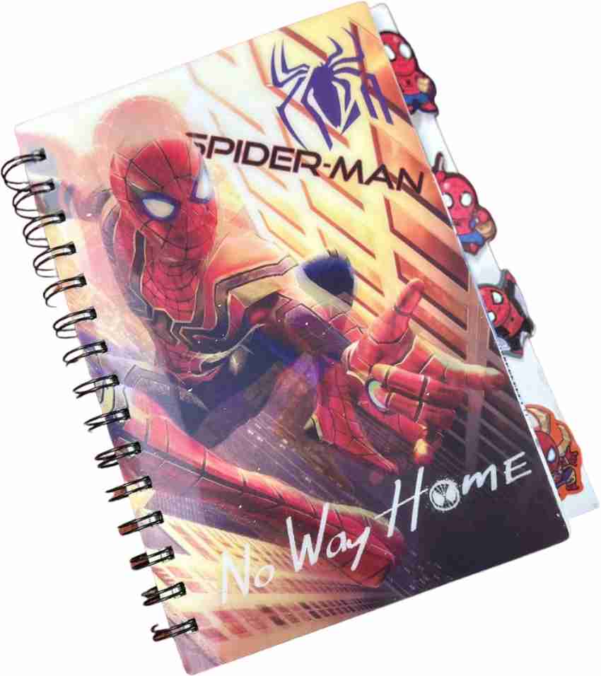 Marvel Spiderman carnet de notes A5 premium + stylo-bille/projecteur