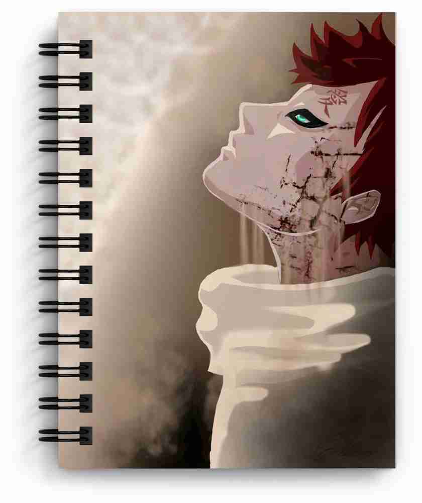 THEME VINTAGE Naruto Anime Injured Gaara Designer Notebook A5 Note Book  Unruled 160 Pages Price in India - Buy THEME VINTAGE Naruto Anime Injured  Gaara Designer Notebook A5 Note Book Unruled 160