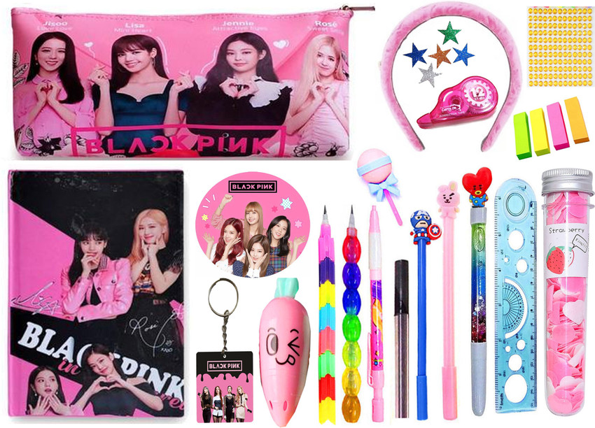 Pink stationery shop
