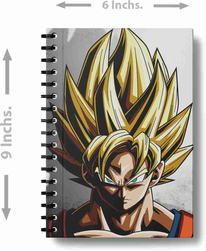 Pixel Art DragonBall Z Goku Book-size Note Book Ruled 50 Pages