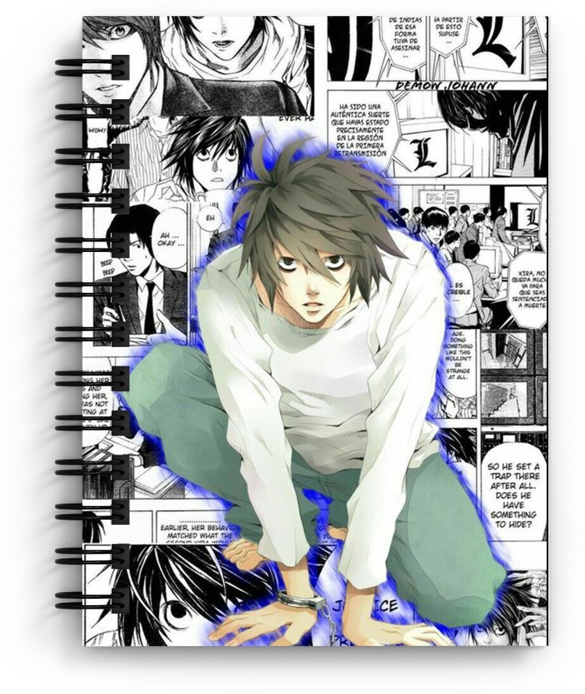 THEME VINTAGE Death Note Anime L Outline Designer Notebook A5 Note Book  Unruled 160 Pages Price in India - Buy THEME VINTAGE Death Note Anime L  Outline Designer Notebook A5 Note Book