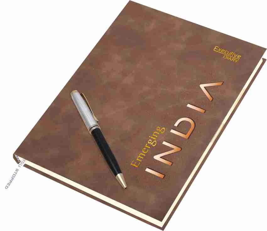 PRINTMAN Imported PU Laser Cut Diary 2024 With Emerging India Theme–  Size-(5.75 x 8.75) A5 Diary Single Ruled 336 Pages Price in India - Buy  PRINTMAN Imported PU Laser Cut Diary 2024