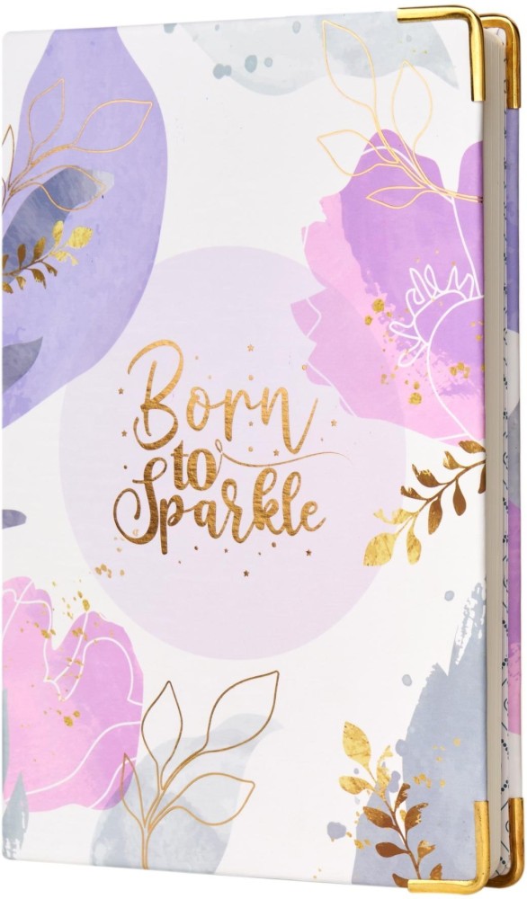 Doodle Premium Sparkle in Style A5 Notebook With Metal Corners 