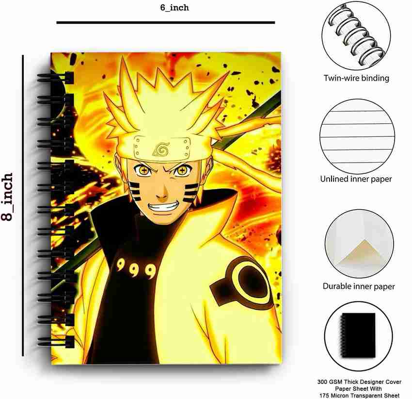 THEME VINTAGE Naruto Anime Injured Gaara Designer Notebook A5 Note Book  Unruled 160 Pages Price in India - Buy THEME VINTAGE Naruto Anime Injured  Gaara Designer Notebook A5 Note Book Unruled 160