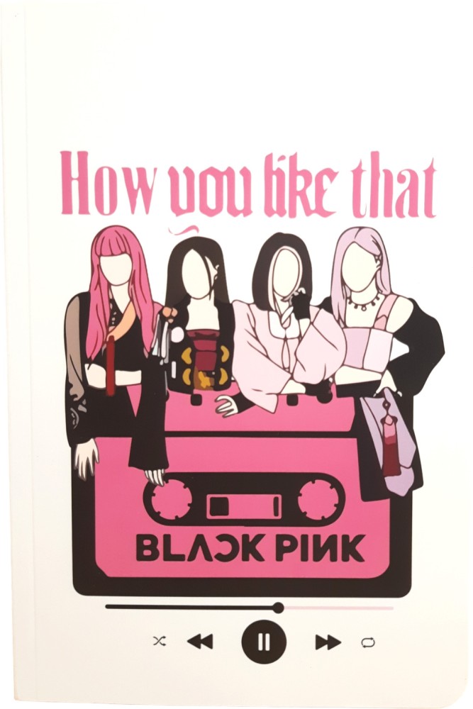 Blackpink Lisa Notebook : k pop black pink funs 100 lined pages notebook /  journal / diary . by 