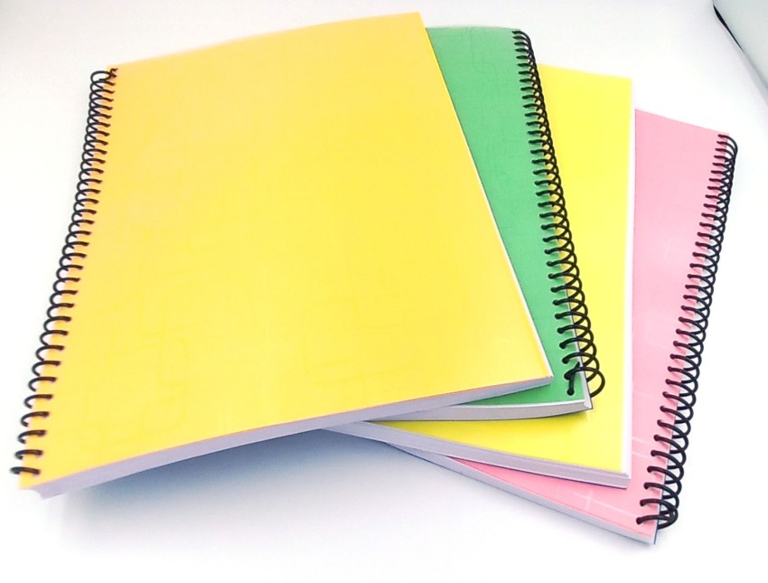 SHARMA BUSINESS A4 Soft Cover Spiral Notebook 4-Pack Blank Spiral Notebok  A4 Note Book Unruled 200 Pages Price in India - Buy SHARMA BUSINESS A4 Soft  Cover Spiral Notebook 4-Pack Blank Spiral