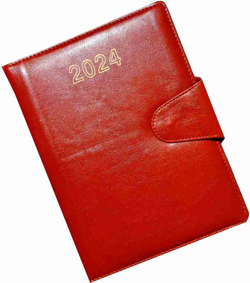 PU Leather Thermal Cover Executive Diary 2024 - Diaries with Pen