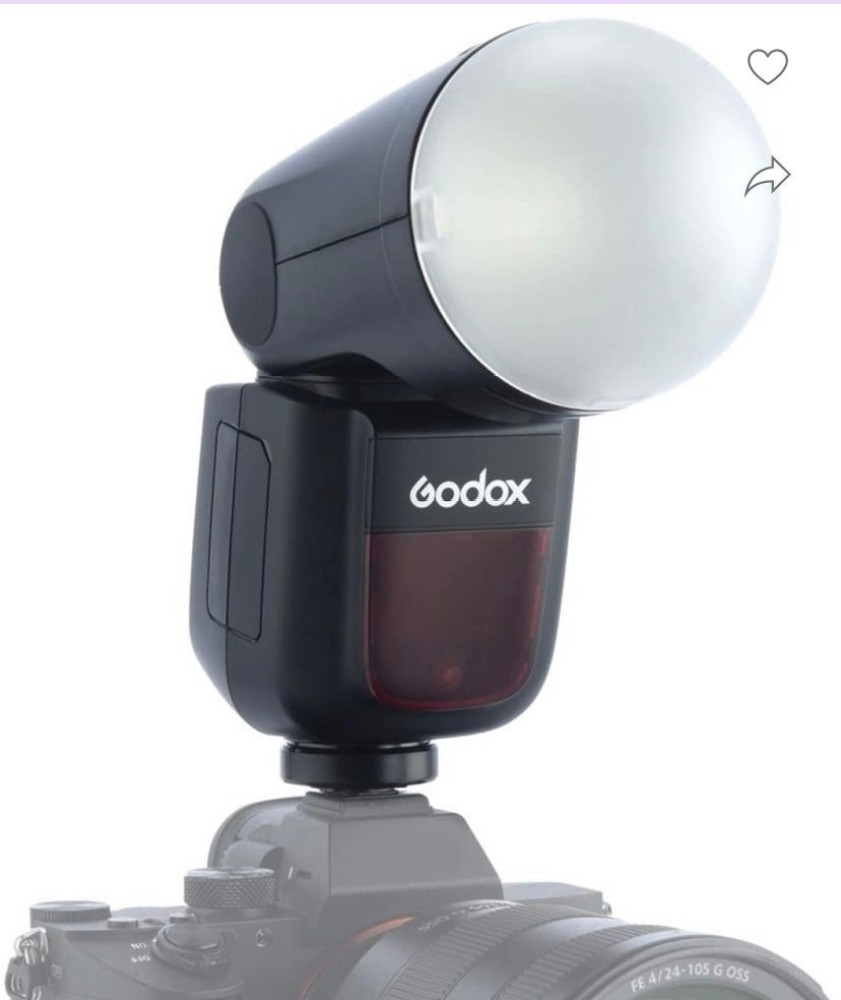 Godox V1 Flash Accessories, Godox Flash V1 Round Head