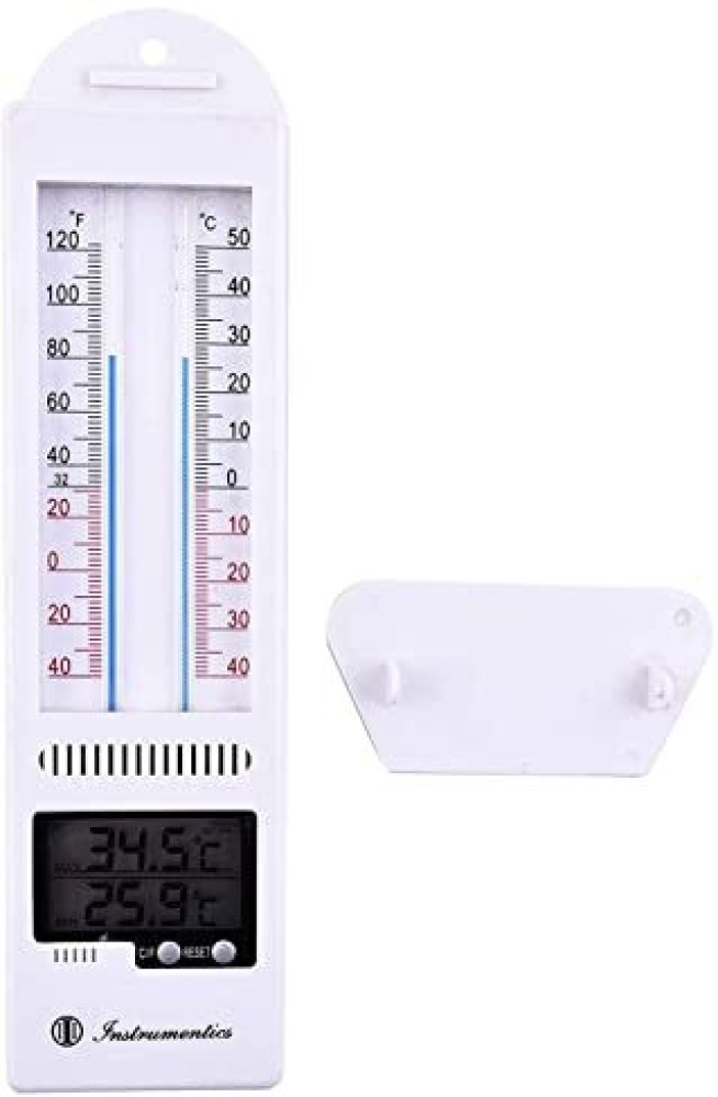 Thermocare thermometer for room temperature mercury Wall mounting