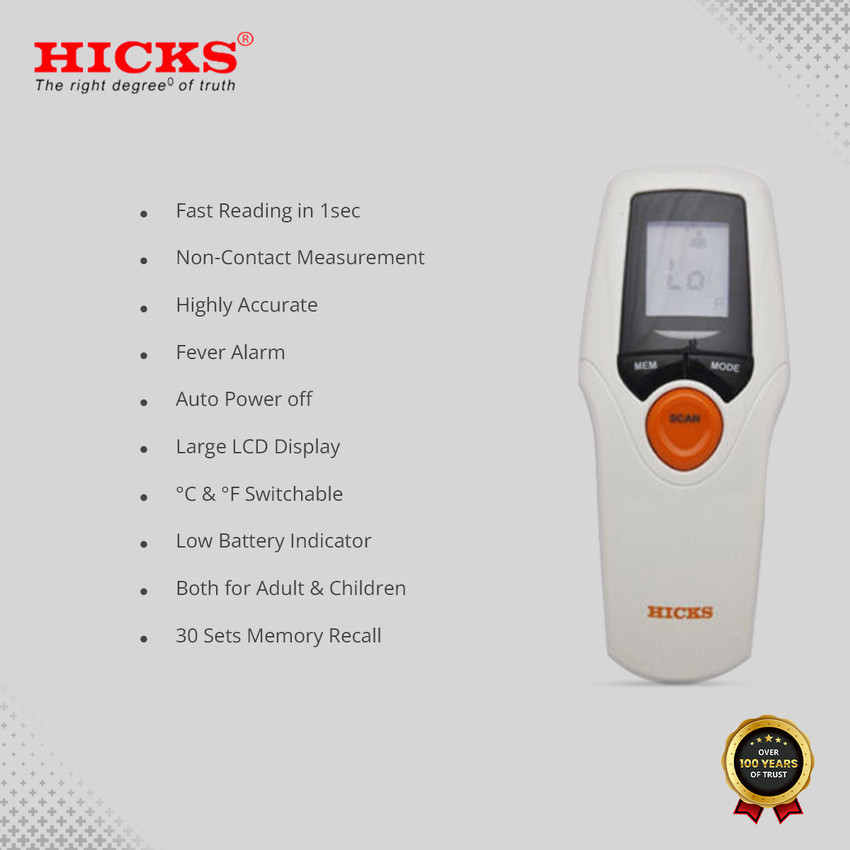 Hicks infrared thermometer discount