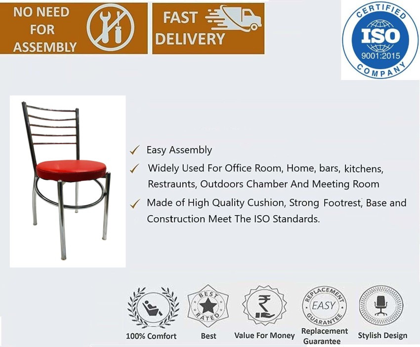 Steel best sale chair flipkart