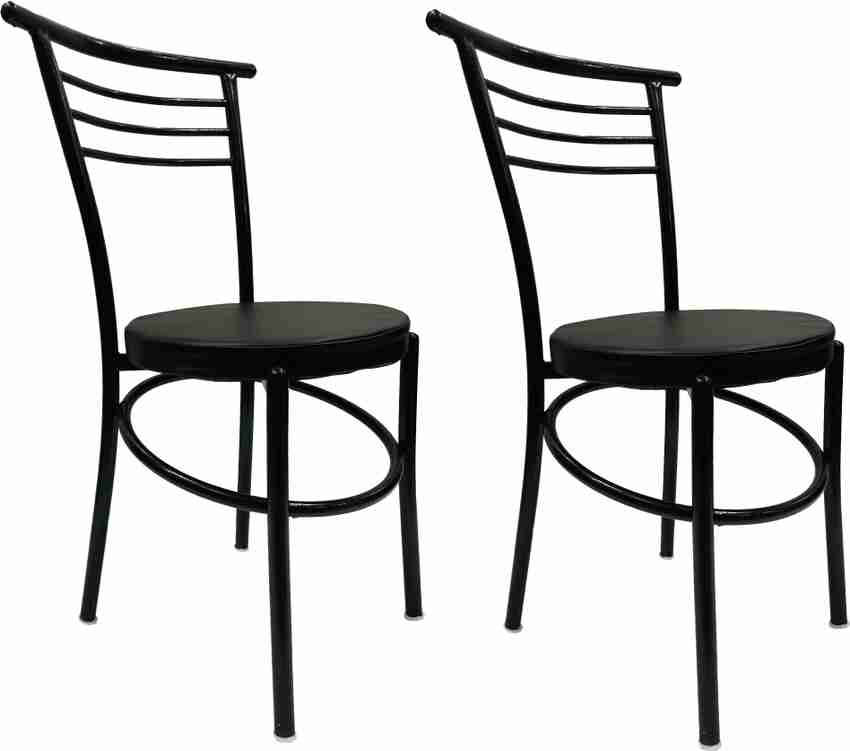 Black metal shop dining chairs