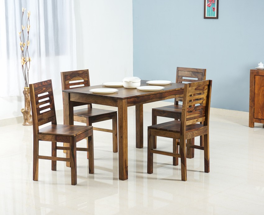 Wooden four clearance seater dining table