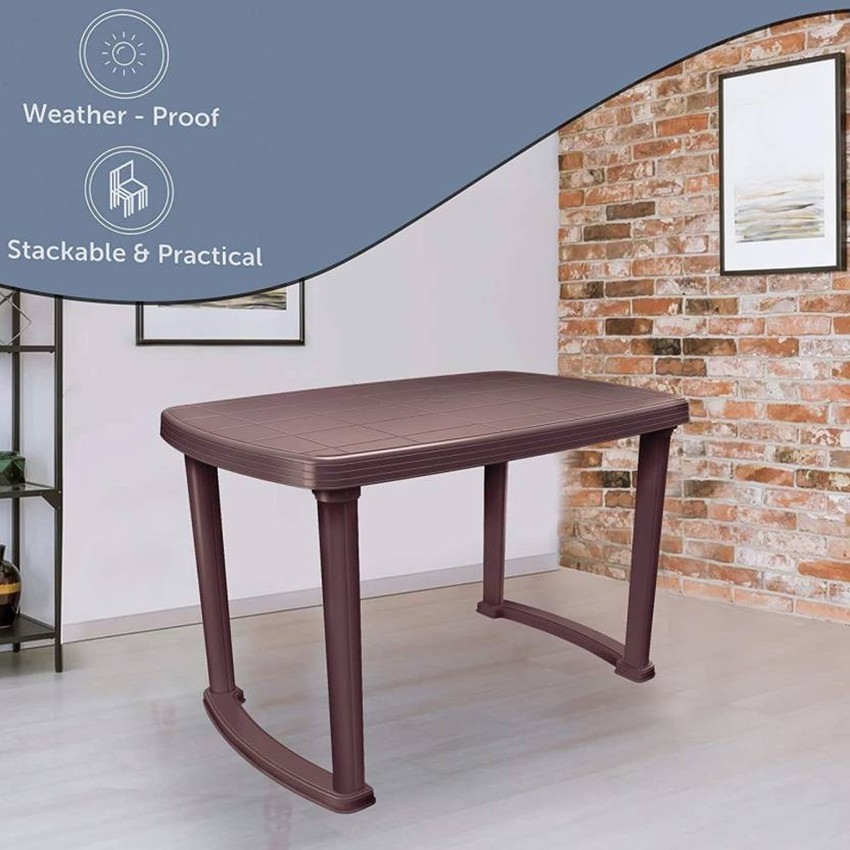 MAHARAJA Plastic 6 Seater Dining Table Price in India Buy MAHARAJA Plastic 6 Seater Dining Table online at Flipkart