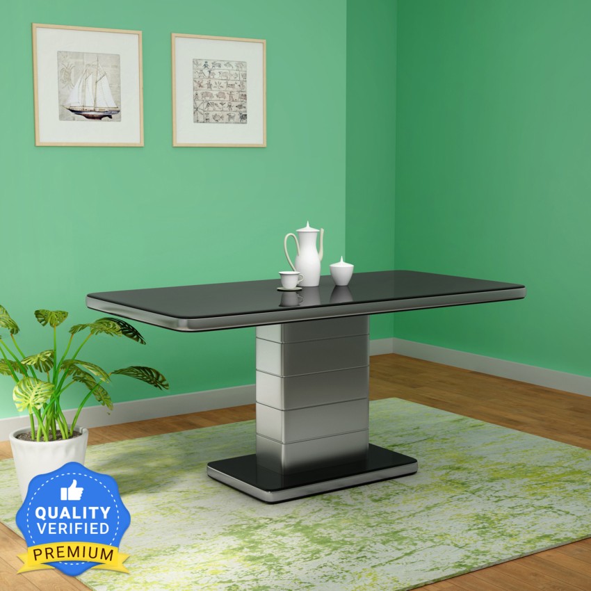 Godrej interio glass online dining table