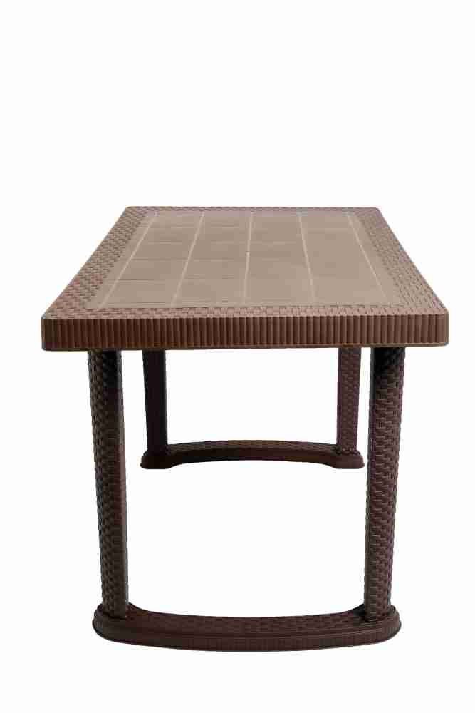 Four seater plastic online dining table price