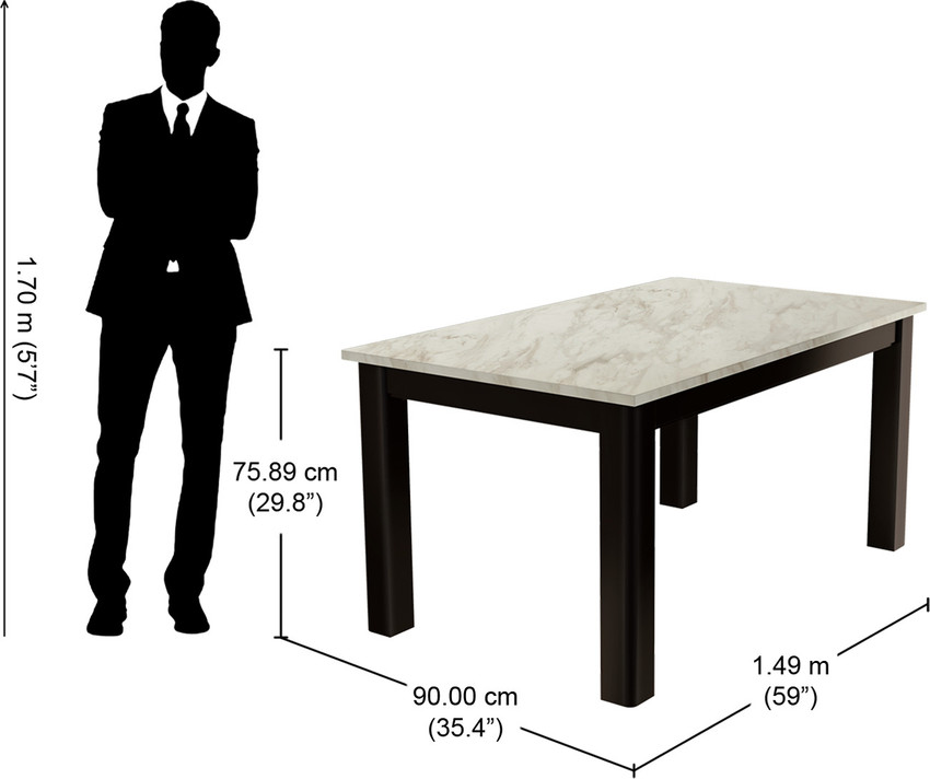 Godrej interio dining table sales 6 seater