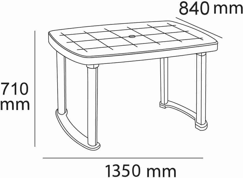Cello dining outlet table 6 seater
