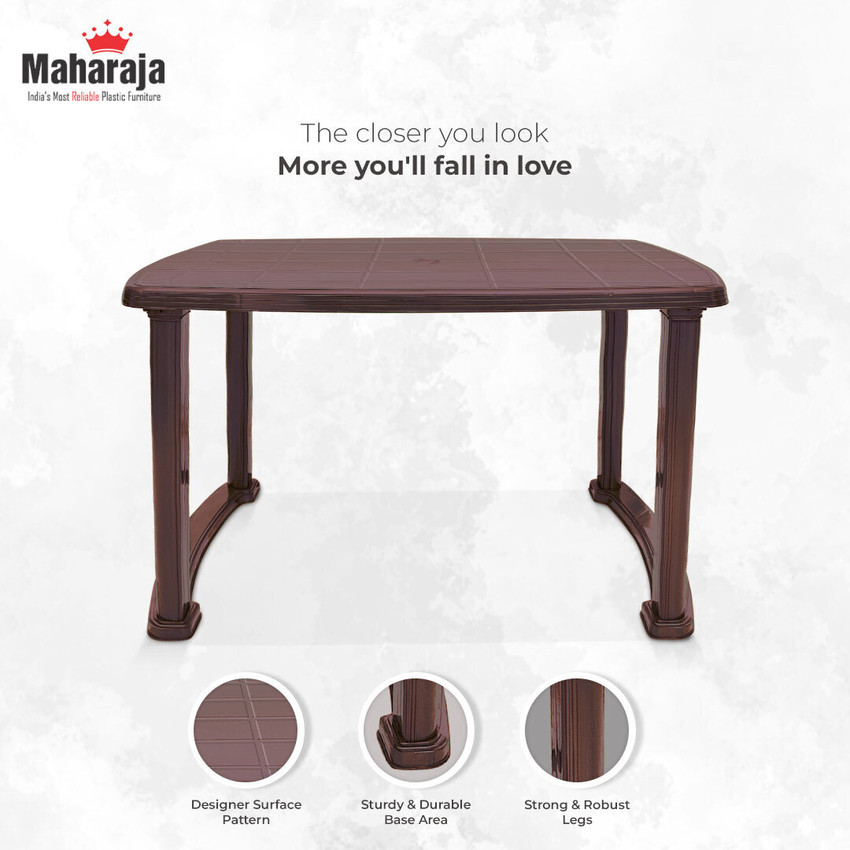 Maharaja plastic dining table sales