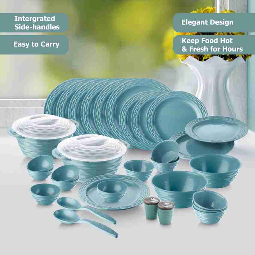 Flipkart SmartBuy Pack of 8 Plastic UTC Brook Design Plastic Bowls