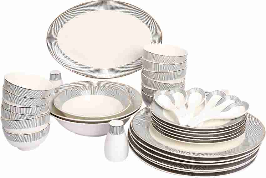 swasha Bone China Dinner Set of 36 Pieces Premium and Designer Crockery Dinnerware Set Dinner Set Price in India Buy swasha Bone China Dinner Set of 36 Pieces Premium and Designer