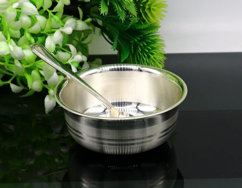 Annaprasana silver shop set