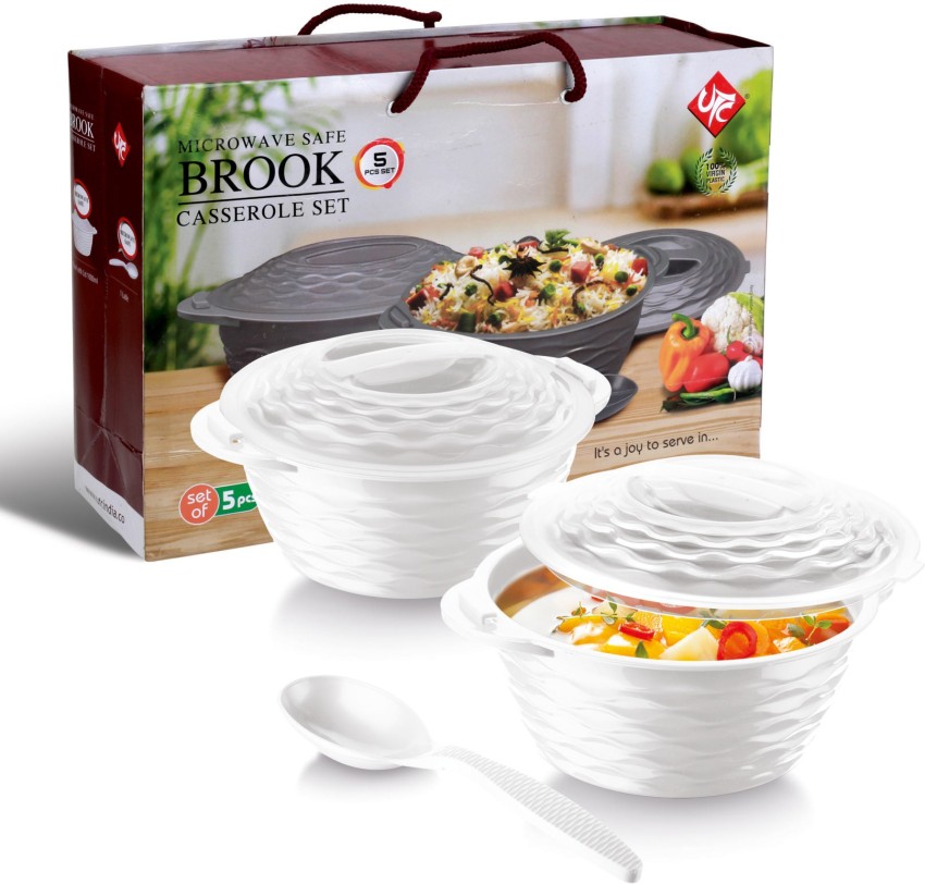 Flipkart SmartBuy Pack of 8 Plastic UTC Brook Design Plastic Bowls