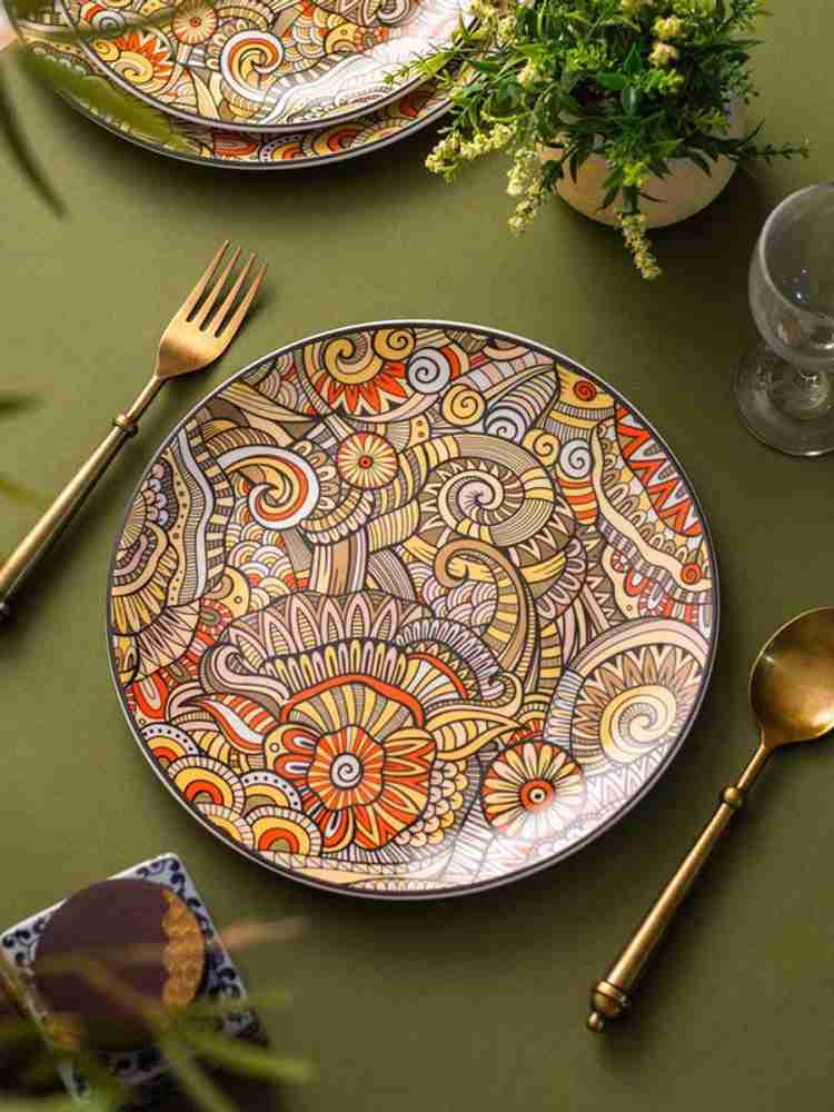 Paisley dinnerware shop set