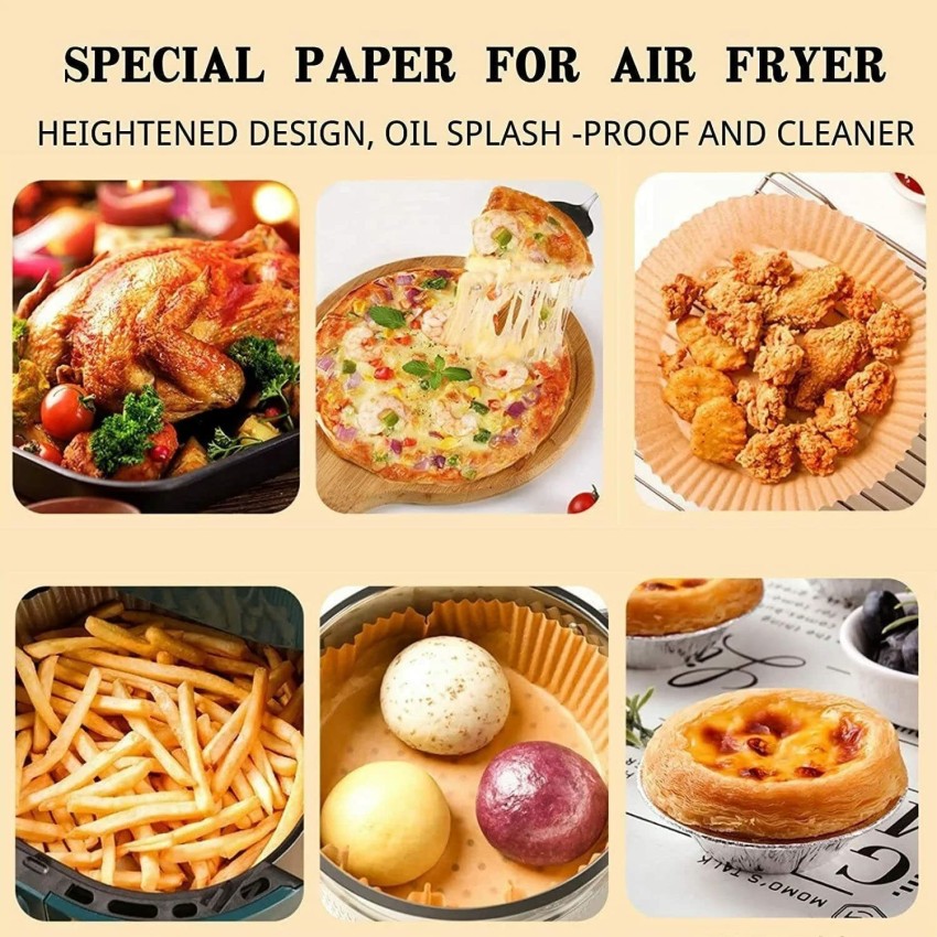 50pc/set Air Fryer Disposable Paper Liners Square, Non-Stick Paper, Air  Fryer Accessories, Oil Proof & Water Proof, Paper Liner For Baking Roasting  Microwave Oven