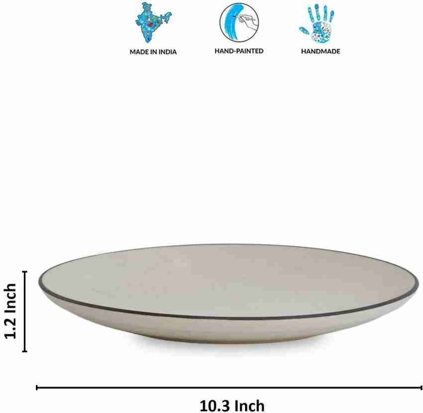 Eternal Night Elegant Quadrate Shaped Ceramic Divided Plate Dinner