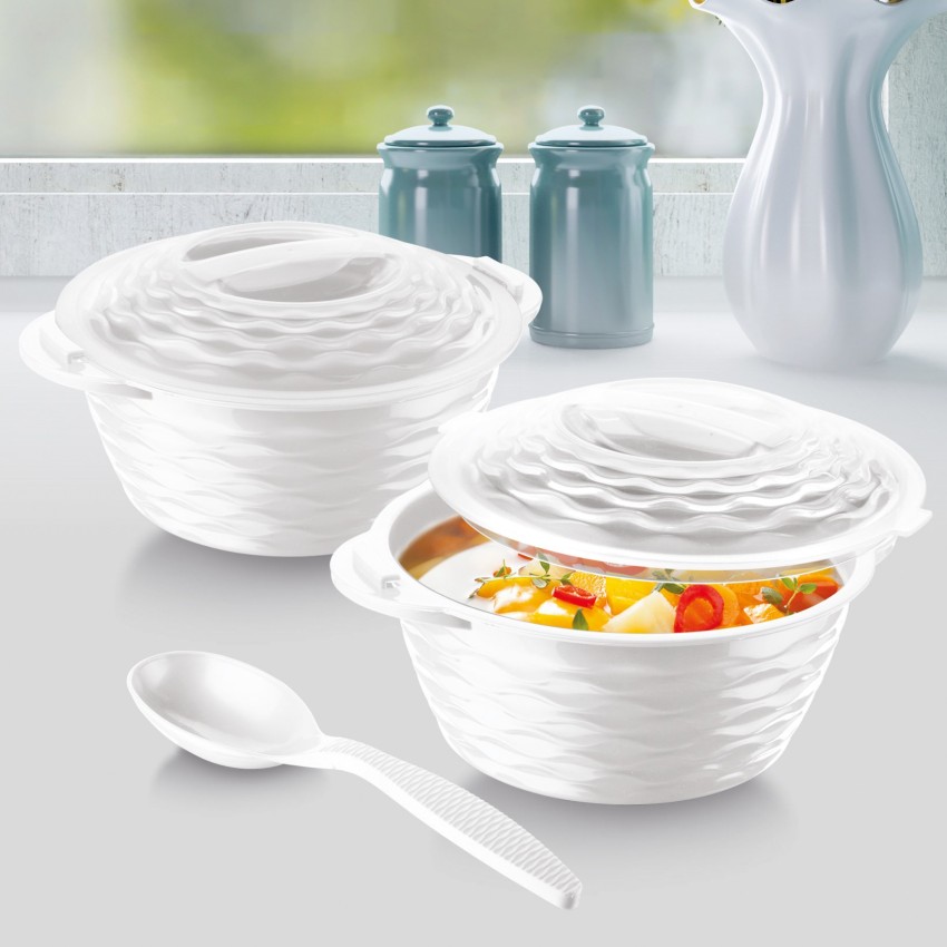 Flipkart SmartBuy Pack of 8 Plastic UTC Brook Design Plastic Bowls