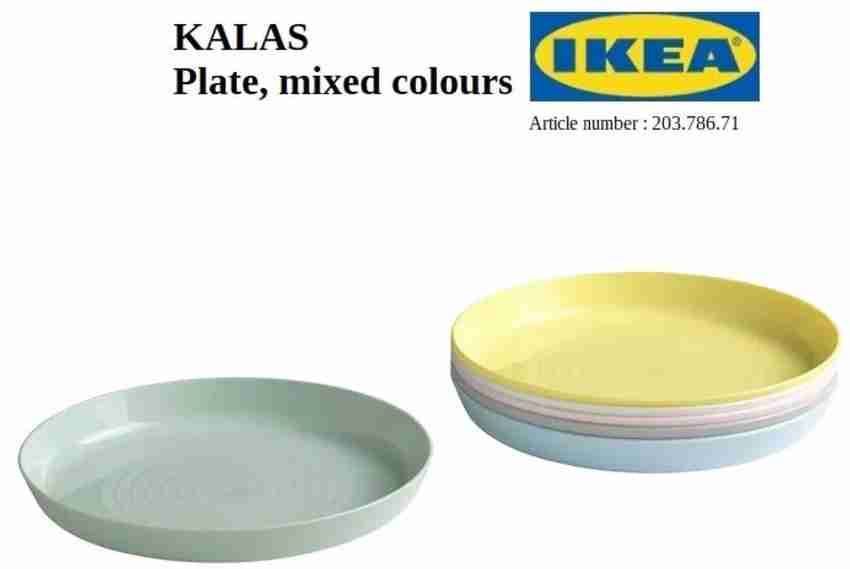 KALAS Plate, mixed colors - IKEA